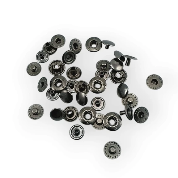 Pirinç 9 mm Çıtçıt Düğme VT2 Çıtçıt ERC00PR09