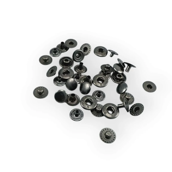 Pirinç 9 mm Çıtçıt Düğme VT2 Çıtçıt ERC00PR09