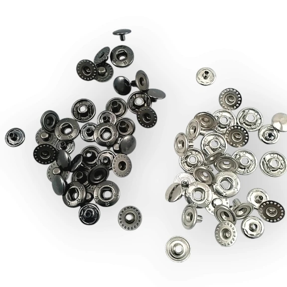 Pirinç 9 mm Çıtçıt Düğme VT2 Çıtçıt ERC00PR09