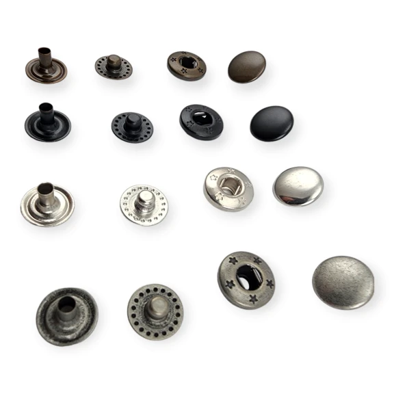 Pirinç 10 mm Çıtçıt Düğme VT2 Çıtçıt ERC00PR10