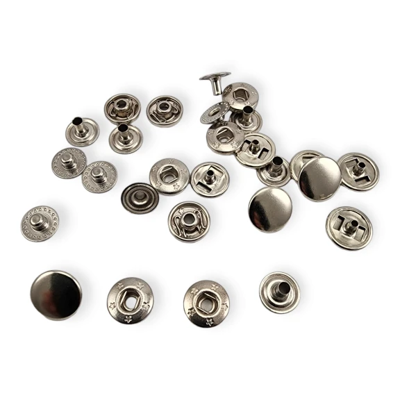 VT2 Çıtçıt 11 mm Pirinç Çıtçıt Düğme ERC00PR11