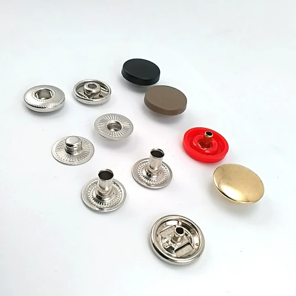 Alfa S 15 mm Plastik Çıtçıt 54 Sistem Pirinç 4 lü Takım ERCAS0015PL