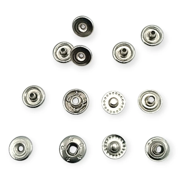 Gizli Çıtçıt 9 mm Kendinden Kenarlı Kapaklı Görünümlü - Vt2 Çıt Çıt ER00PR09G