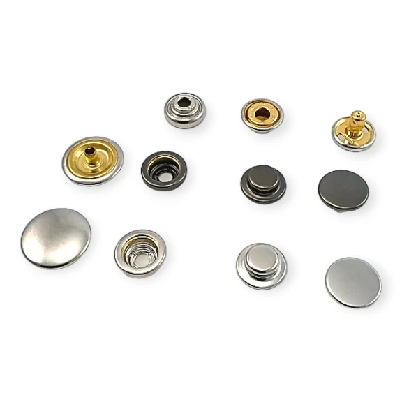 İtalyan Stil Bombeli Mont Çıtçıt Düğme Çıt Çıt Deluxe Serisi 1200 DLX001200B