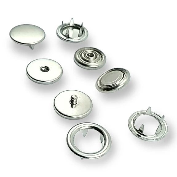 Klıkıt Mont Çıtçıt Düğme 250 ad Pirinç Deluxe Serisi Tek Kapaklı PRV20R300