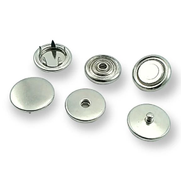 Klıkıt Mont Çıtçıt Düğme 250 ad Pirinç Deluxe Serisi Çift Kapaklı PRV30R300