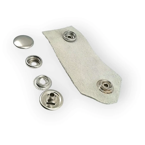 15 mm Çıft Taraflı Mont Çıtçıt Düğme Hafif Bombeli Pirinç 61 Sistem PR150S61CFT