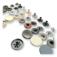 15 mm Zamak Çıtçıt Düz 54 Sistem 4 lü Takım ERC0015ZMK