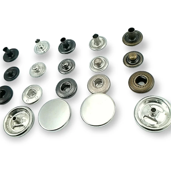 17 mm Para Tipi Çıtçıt Düz 54 Sistem Pirinç 4 lü Takım ERCB0017PRP