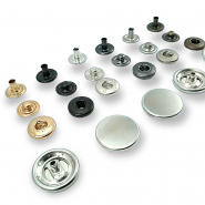 18 mm Para Tipi Çıtçıt Düz 54 Sistem Pirinç 4 lü Takım ERCB0018PRP