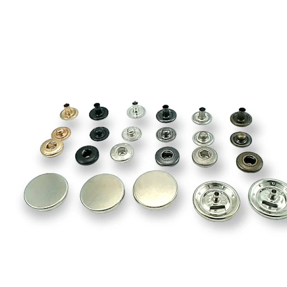 20 mm Para Tipi Çıtçıt Düz 54 Sistem Pirinç 4 lü Takım ERCB0020PRP