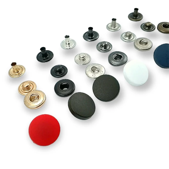 19 mm Plastik Para Tipi Çıtçıt 54 Sistem Pirinç 4 lü Takım ERC0019PLP