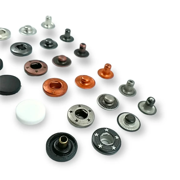 15 mm Alfa Plastik Çıtçıt 54 Sistem Pirinç 4 lü Takım ERCA0015PL