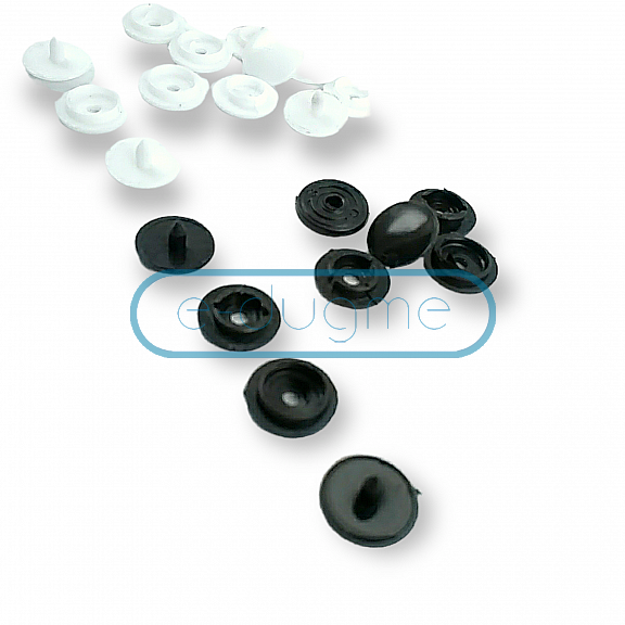 10,5 mm Plastik Çıtçıt Düğme 4 lü Takım (500 adet/pkt) PLS00105ERC