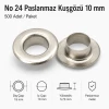 No 24 Paslanmaz Kuşgözü 10 mm İç Çap 500 Adet/Paket ER0024P