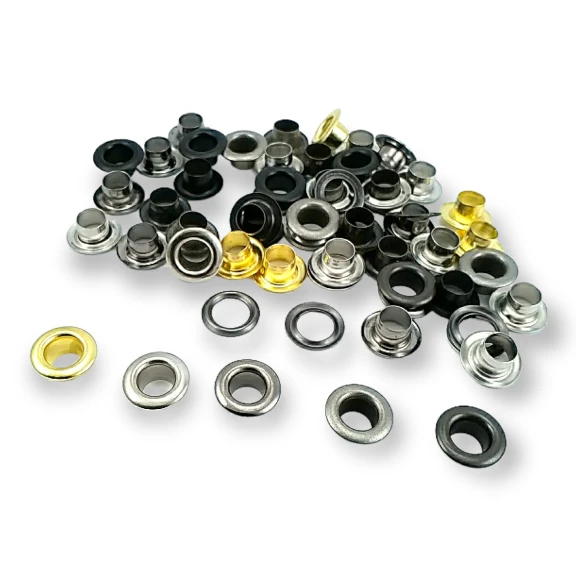 Curved Eyelet 15/64" Brass 6 mm (500 Pcs/Pack) ERB0004PR