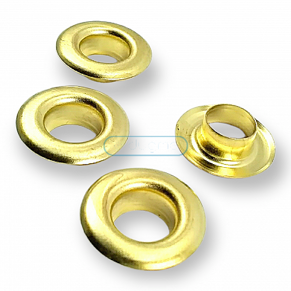 Curved Eyelet 23/64" Brass 9,3 mm ERB0024PR