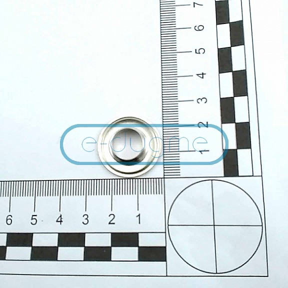 Curved Eyelet 29/64" Brass 11.5 mm Contoured (500 Pcs/Pack) ERB0026PRKON