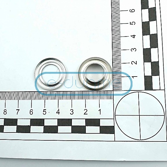 Curved Eyelet 17/32" Brass 13,5 mm ERB0028PR