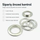 32 No 21 mm Düz Pirinç Kuşgözü 500 Adet/Paket - Tekstil ve Aksesuar Kullanımı için Uygun