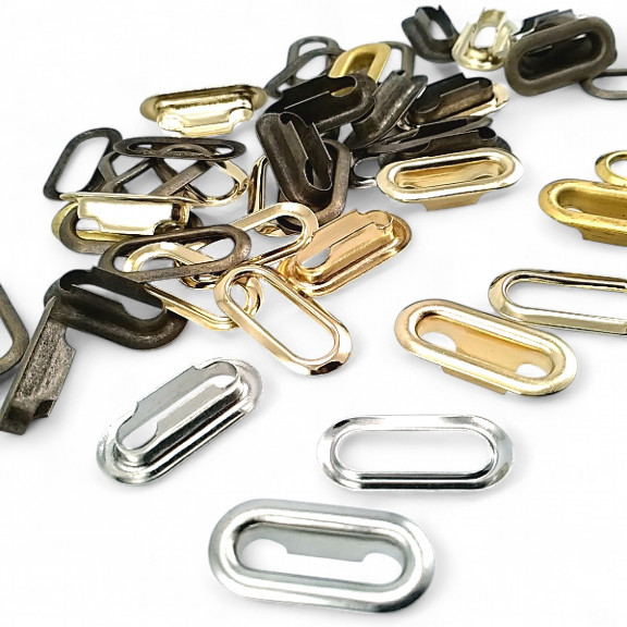 Oval Kuşgözü 1 cm Pirinç No 2 ( 500  Ad/Paket) EROV0010PR