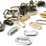 Oval Eyelet 1 cm Brass 25/64" (500 Pieces/Pack) EROV0010PR