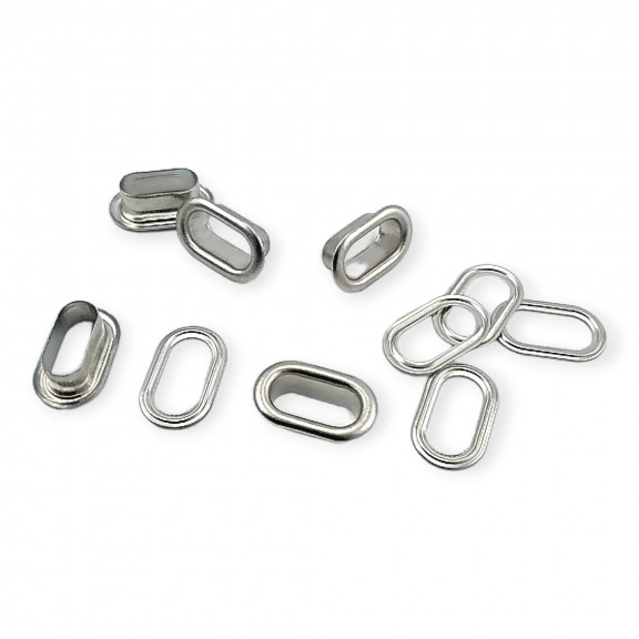 Oval Kuşgözü 1 cm Pirinç No 2 ( 500  Ad/Paket) EROV0010PR