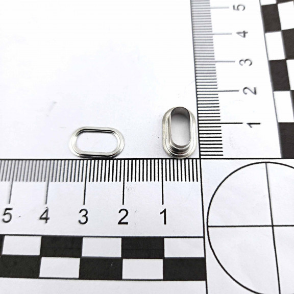 Oval Kuşgözü 1 cm Pirinç No 2 ( 500  Ad/Paket) EROV0010PR