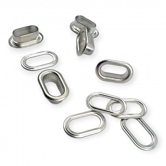 Oval Kuşgözü 1 cm Pirinç No 2 ( 500  Ad/Paket) EROV0010PR