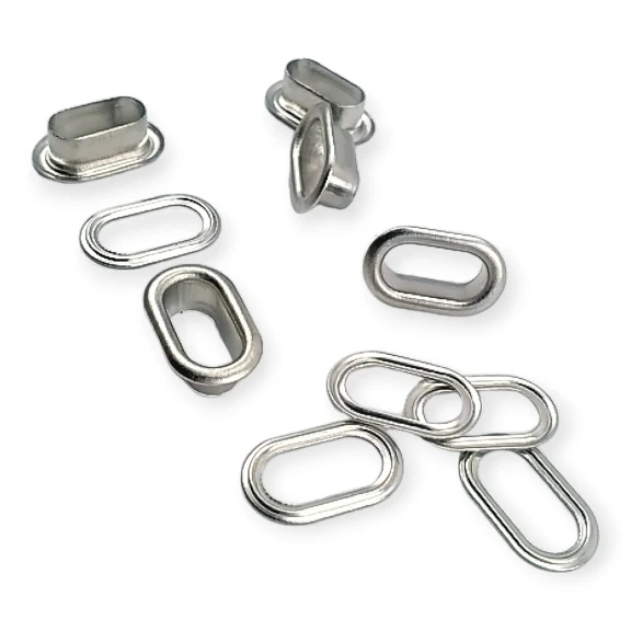 Oval Kuşgözü 1 cm Pirinç No 2 ( 500 Ad/Paket) EROV0010PR