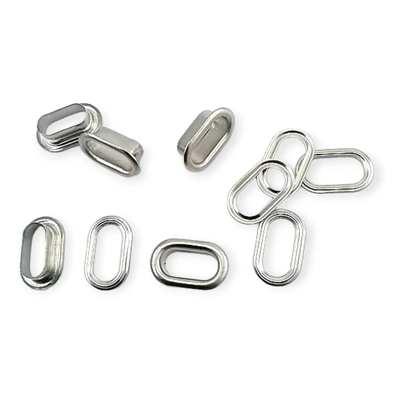 Oval Kuşgözü 1 cm Pirinç No 2 ( 500 Ad/Paket) EROV0010PR