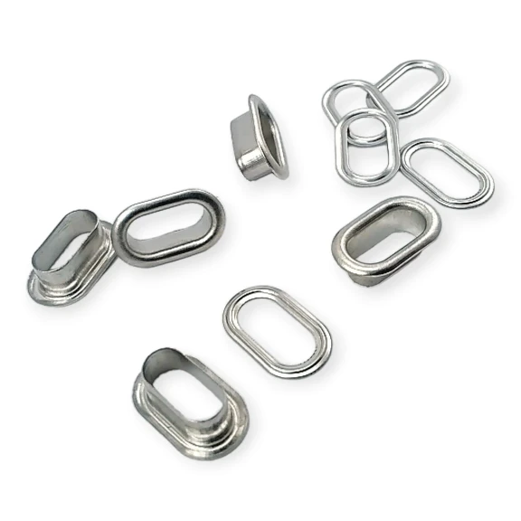 Oval Kuşgözü 1 cm Pirinç No 2 ( 500 Ad/Paket) EROV0010PR