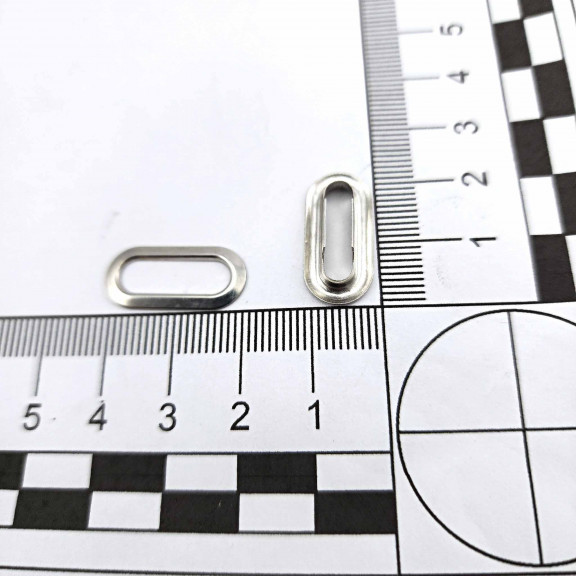 Oval Kuşgözü 1,5 cm Pirinç No 3 ( 500  Ad/Paket) EROV0015PR