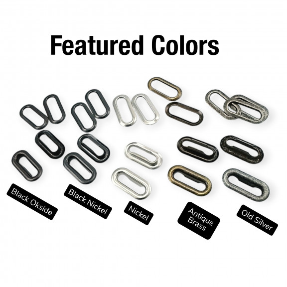 Oval Eyelet 2 cm Brass 25/32" EROV0020PR