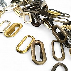 Oval Eyelet 2 cm Brass 25/32" EROV0020PR