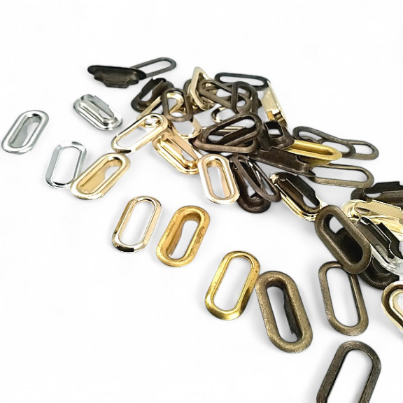 Oval Eyelet 2 cm Brass 25/32" EROV0020PR