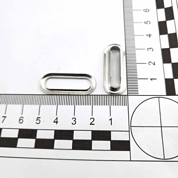 Oval Kuşgözü 2,5 cm Avrupa Siayh Mat  50 Adet/Paket Pirinç EROV0025PRPromo1