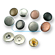Magnetic Snap Buttons 15 mm Set of 4 Curved Brass ERMK015PR
