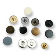 Magnetic Snap Fastener 20 mm Set of 4 Flat Zamak ERMK018ZMK20