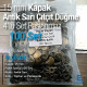 Çıtçıt Düğme 15 mm Paslanmaz 100 adet/Pk  C00016PPK