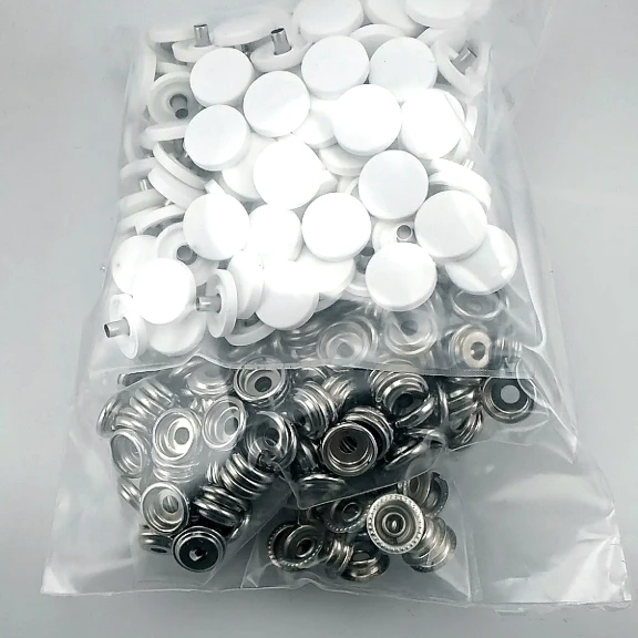 61 Çıtçıt Düğme 15 mm Saç 3 Alt Parça Çıtçıt 144 Adet/Paket C0004PL15PK
