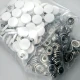 61 Çıtçıt Düğme 15 mm Saç 3 Alt Parça Çıtçıt 144 Adet/Paket C0004PL15PK