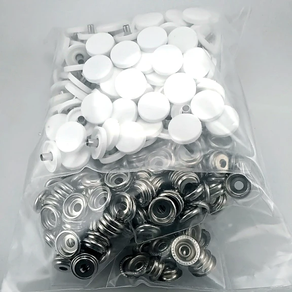 61 Çıtçıt Düğme 15 mm Saç 3 Alt Parça Çıtçıt 144 Adet/Paket C0004PL15PK