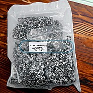 9,5 mm Prong Snaps Fastener Baby Snap Buttons 3/8" Stainless 250 Pcs/Pk C0095DPPK