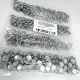 9,5 mm Prong Snaps Fastener Baby Pearlescent Snap Buttons 3/8" Stainless 100 Pcs/Pk C0095SPPK
