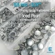 9,5 mm Prong Snaps Fastener Baby Pearlescent Snap Buttons 3/8" Stainless 100 Pcs/Pk C0095SPPK