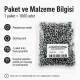 2 Nolu Paslanmaz Kuşgözü Gümüş Renk İç Çap 5 mm 1000 Adet/Paket ER0002PPK - Tekstil, çanta ve ayakkabı projeleri için ideal