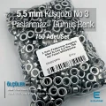 Stainless Eyelet Free Nickel 7/32