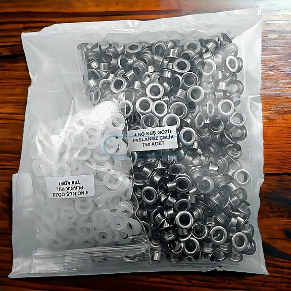 Eyelet 17/64"  Stainless 6.6 mm 750 Pcs/Pack ER0004PPK