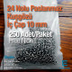 No 24 Kuşgözü Paslanmaz Çelik İç Çap 10 mm (250 Ad/Paket) ER0024PPK